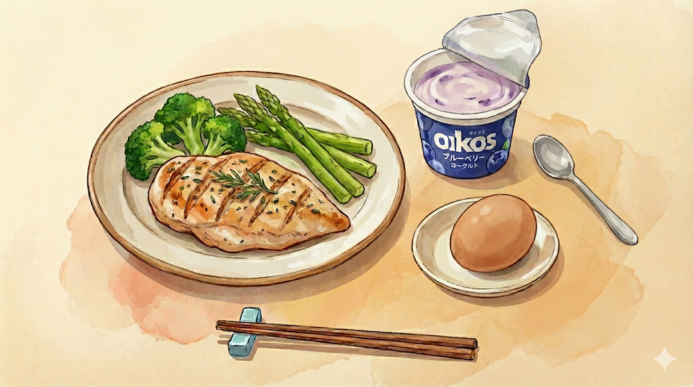 たんぱく質派の組み合わせ